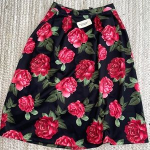 Black knee length skirt NWT